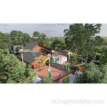 Peralatan Outdoor Sky Rider Zip Line